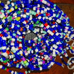 Blue colorful 💙 ♥️ Belly Chain waistbeads Jewelry hand-made